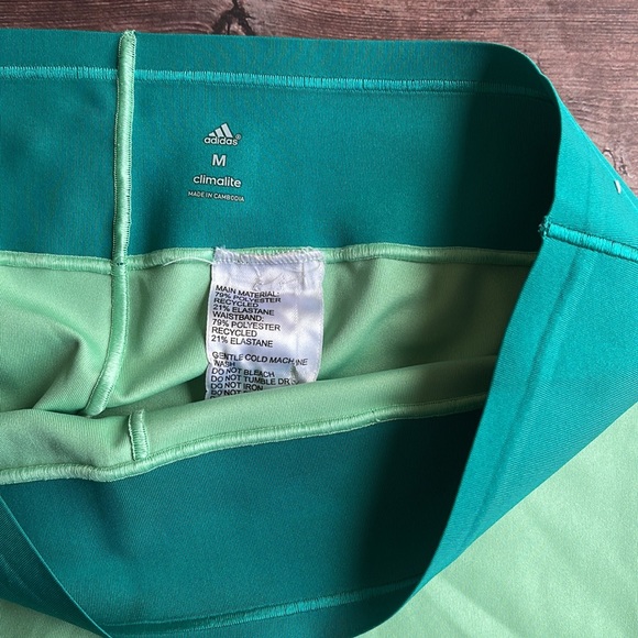 ADIDAS | Climalite midrise green tropical oceanic print workout leggings - Picture 6 of 8